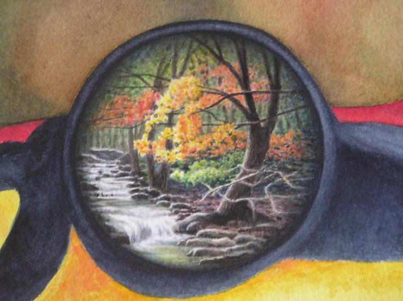 Harlequin Frog Eye Detail